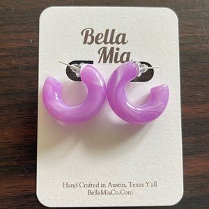 Purple Marble Bella Mia Co Huggies